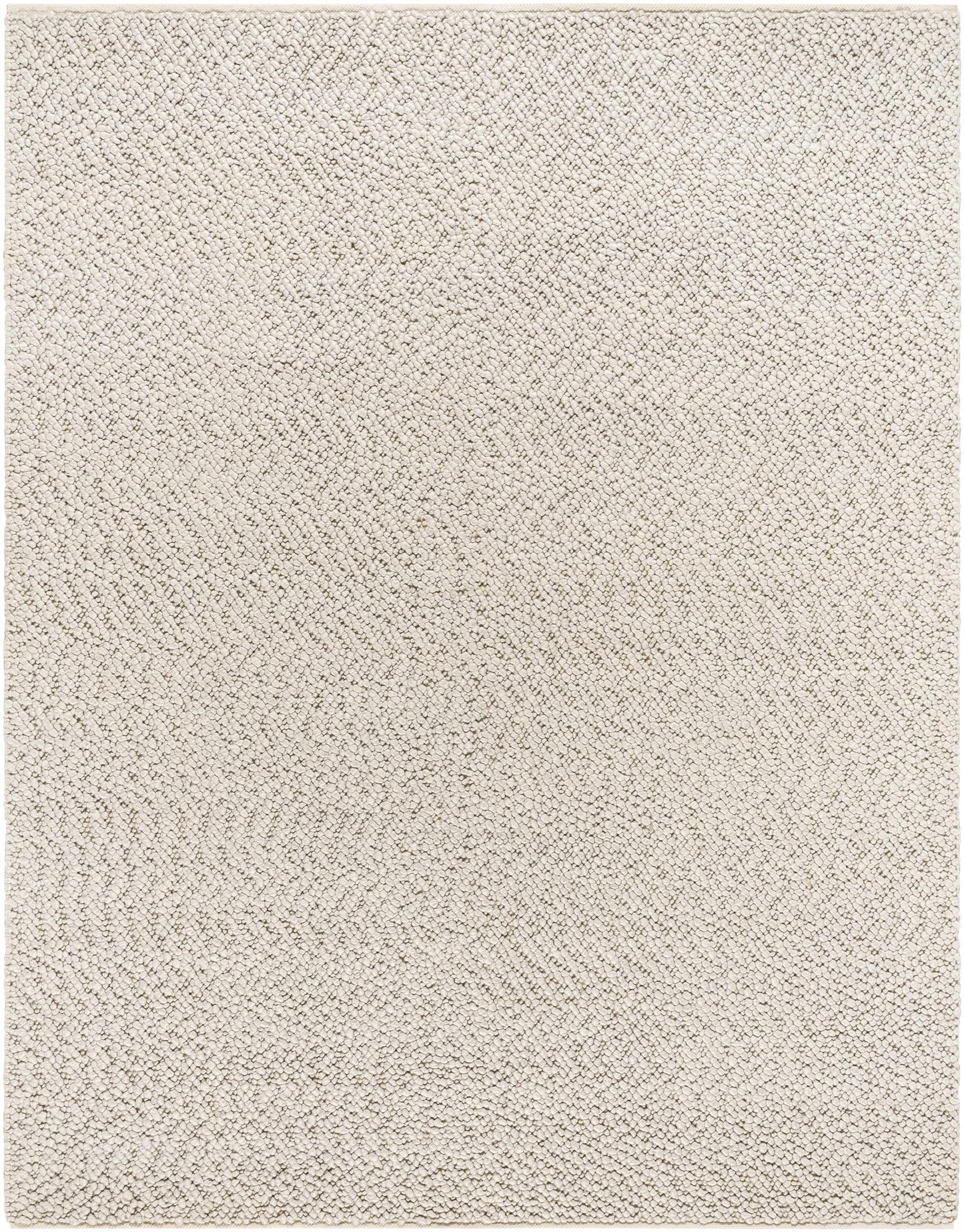 Hauteloom Oved Recycled Material Area Rug - Textured Plain Abstract - Contemporary Modern Minimalist Scandinavian Transitional - Light Gray, Nutmeg, Cloud Gray, Gray, Cream - 2' x 3'