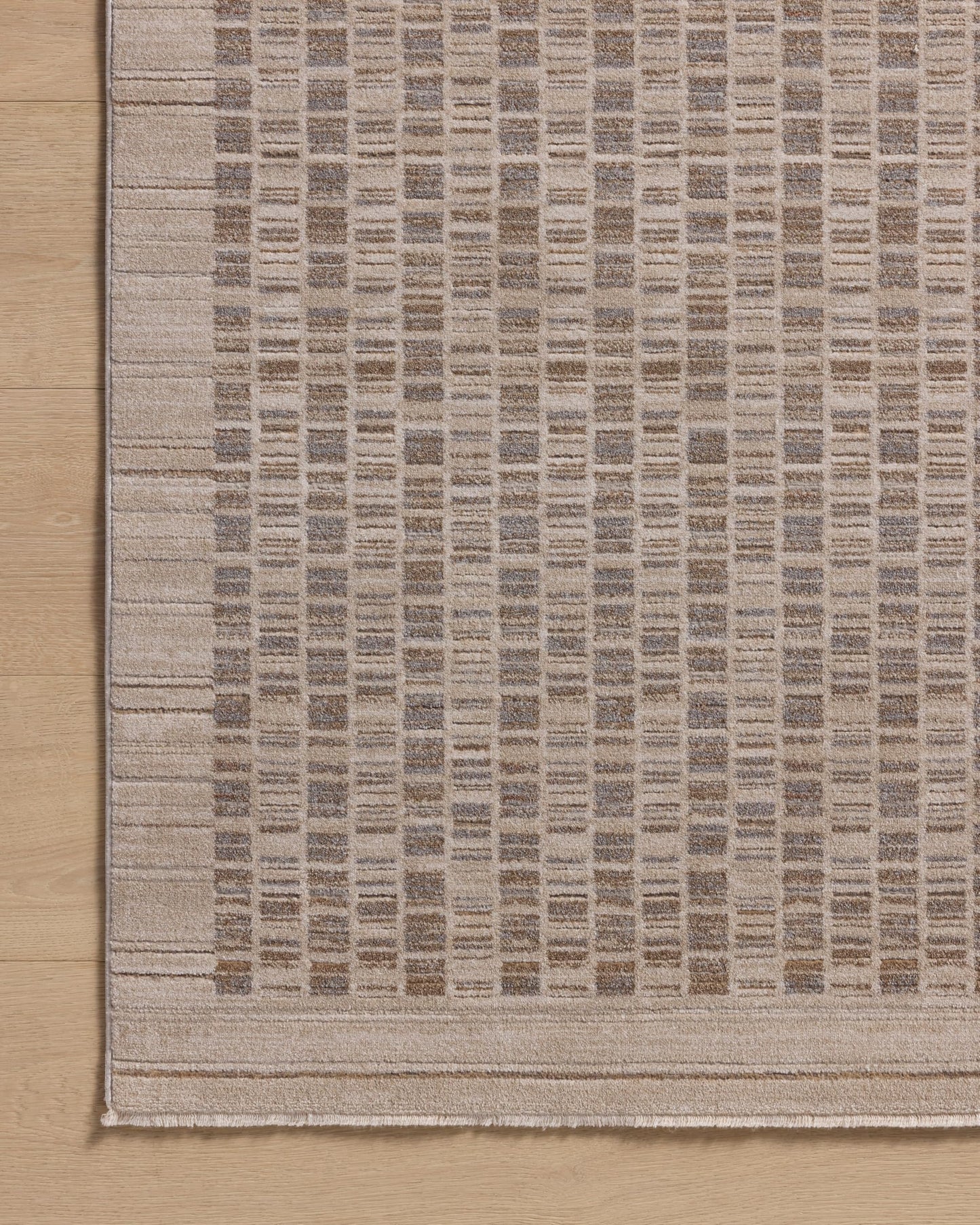 Loloi Amber Lewis Cali Collection CIL-02 Natural/Slate 9'-6" x 13', .25" Pile Height, Area Rug