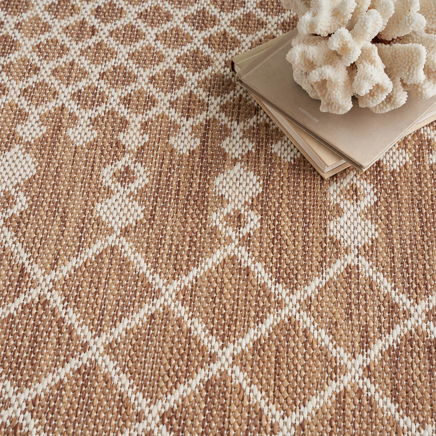 Nourison Home Positano Jute 5' x 7' Area Rug - Easy Clean, Non Shedding, Bed Room, Living Room, Dining Room, Kitchen (5' x 7')