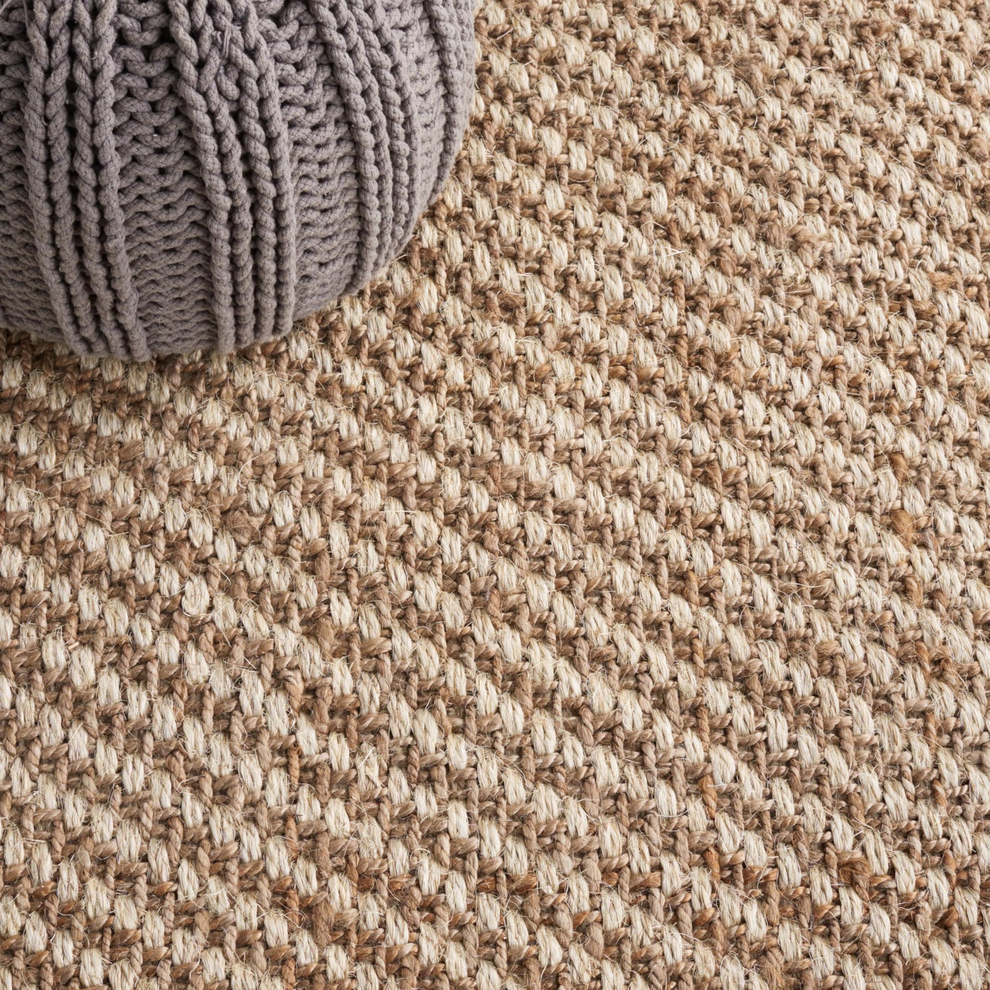 SAFAVIEH Natural Fiber Collection Area Rug - 5' x 8', Natural, Handmade Farmhouse Solid Sisal & Jute, Ideal for High Traffic Areas in Living Room, Bedroom (NF471A)