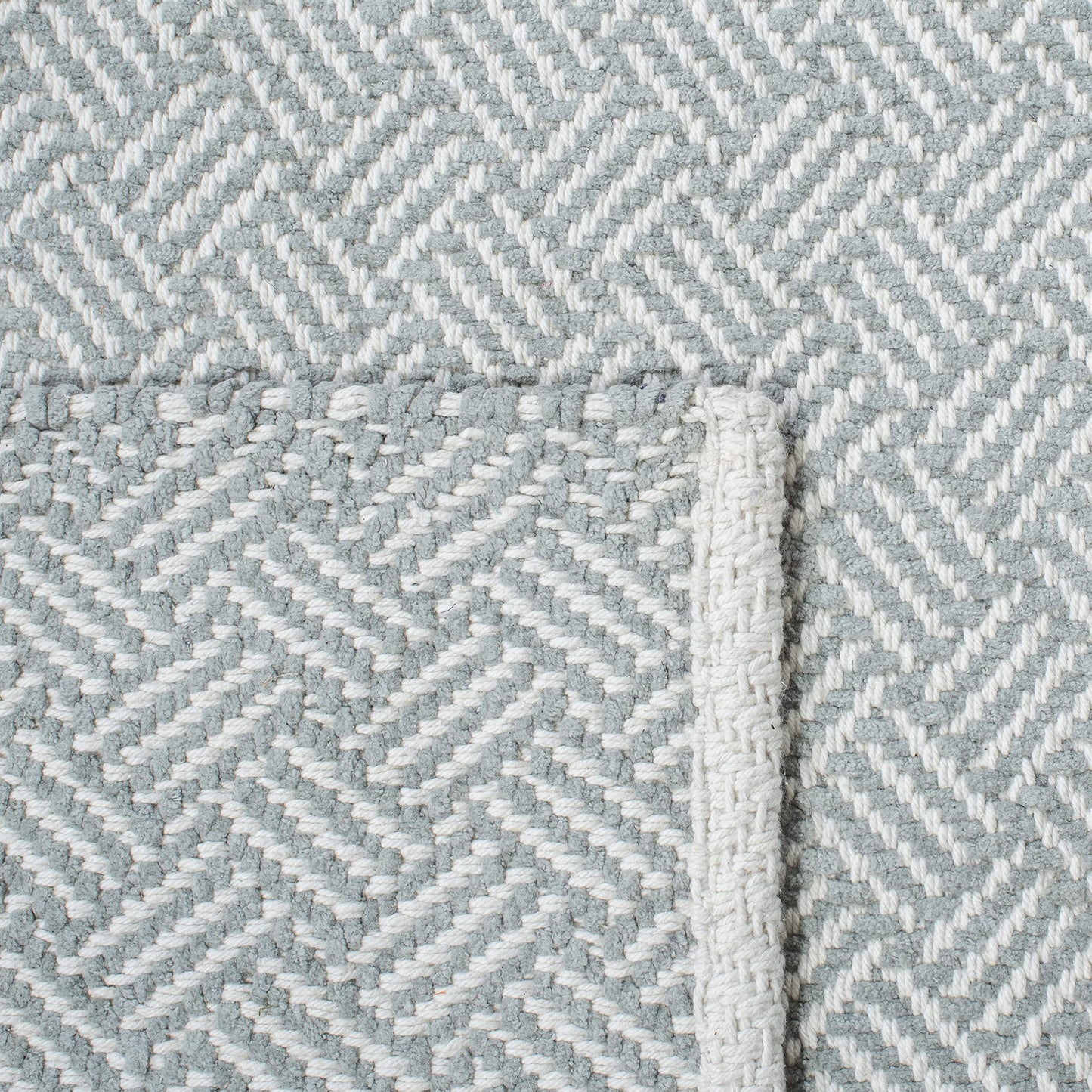 SAFAVIEH Boston Collection 5' x 8' Grey BOS680E Handmade Flatweave Cotton Area Rug