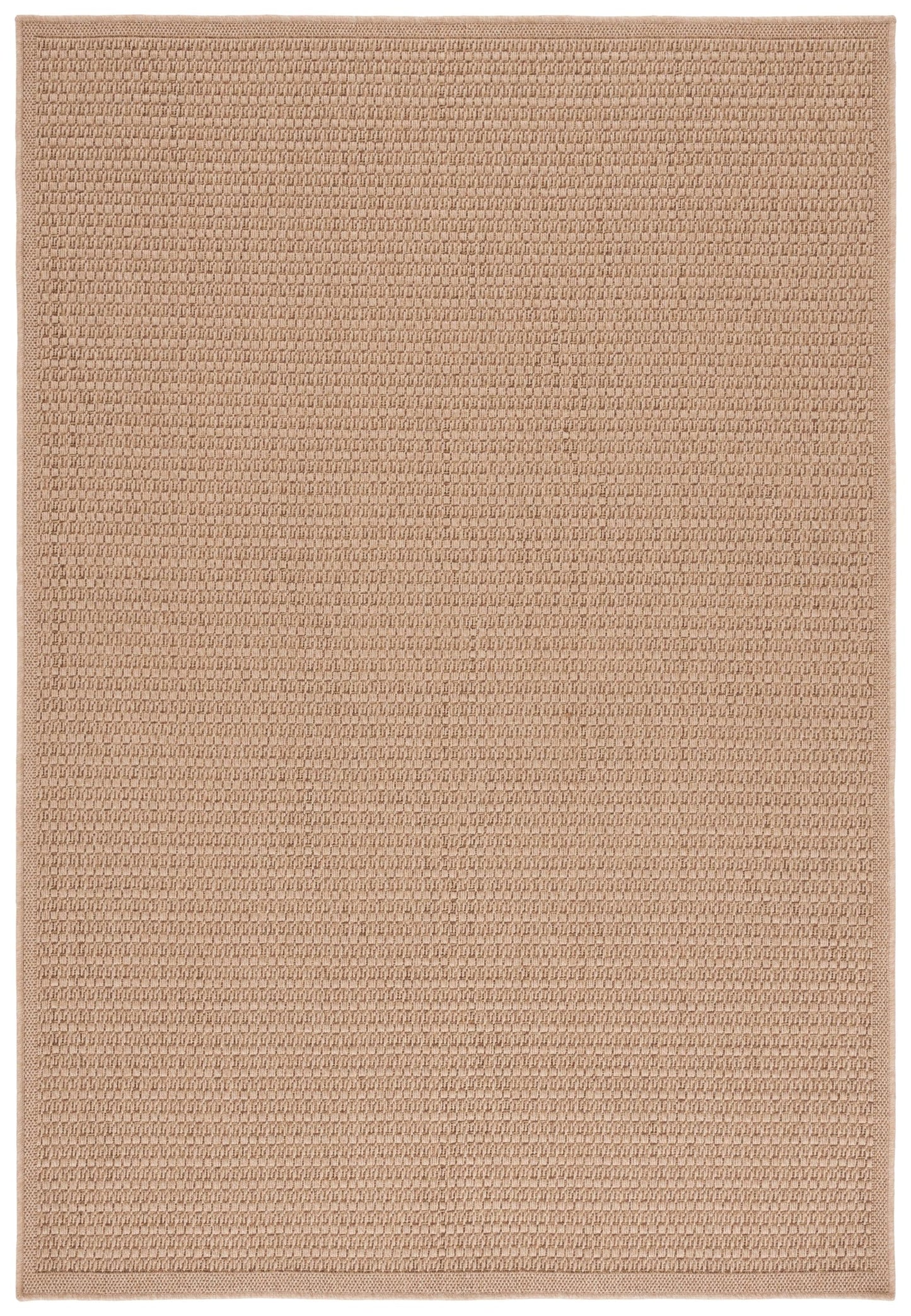 SAFAVIEH Washable Rug Outdoor Atrium Sisal Collection - 4' x 6', Beige, Non-Shedding & Easy to Clean, Ideal for Patio, Backyard, Mudroom (ATM101B)