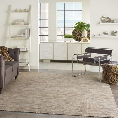 Nourison Home Positano Beige 8' x 10' Area Rug - Easy Clean, Non Shedding, Bed Room, Living Room, Dining Room, Kitchen (8' x 10')