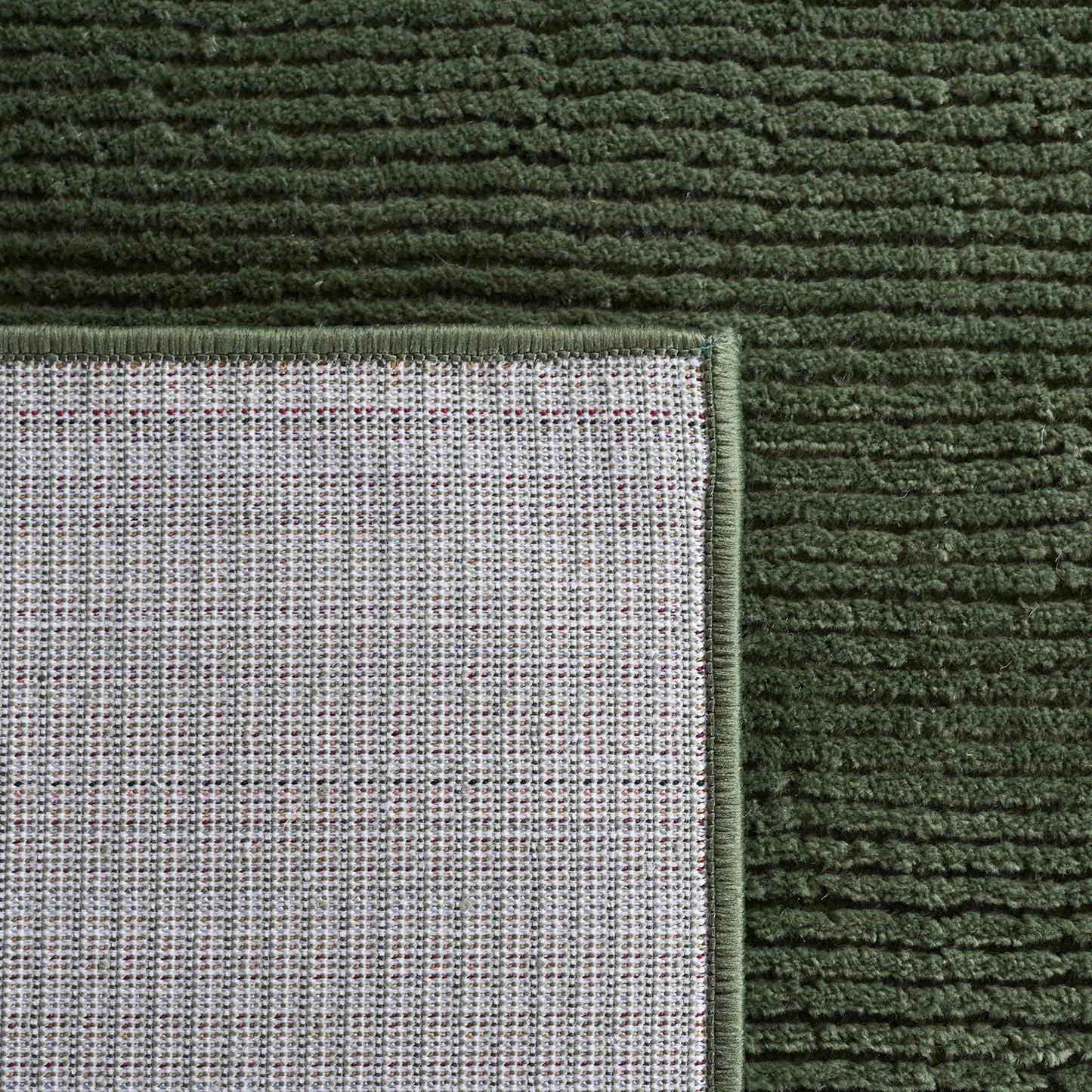 SAFAVIEH Revive Collection Area Rug - 5'3" x 7'7", Green, Solid Design, Non-Shedding & Easy Care, Ideal for High Traffic Areas in Living Room, Bedroom (REV102Y)