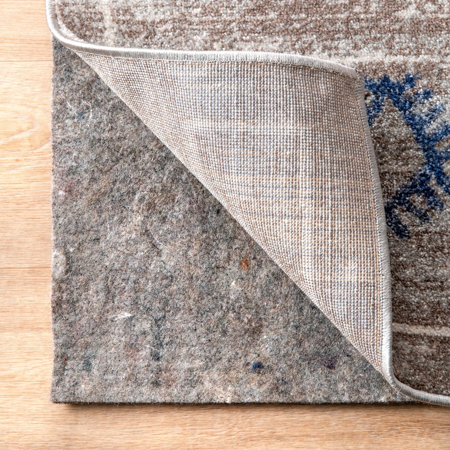 nuLOOM 9' x 12' Luxury Eco-Friendly Felt Rug Pad, 1/4 " Ultra Thick, Non-Slip Backing, Customizable Size, Hardwood, Carpet, Tile, Vinyl, Linoleum, Made in USA, 100% Recycled Materials