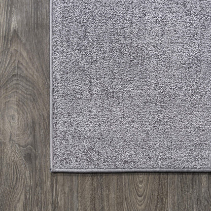 JONATHAN Y Haze Solid Low-Pile Gray Indoor Area Rug 3x5, Coastal,Bohemian,Minimalist,Classic, Easy-Cleaning for Living Room,Bedroom,Kitchen,Pet Friendly,Non-Shedding (SEU100A-3)