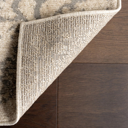 nuLOOM Fable Beige/Grey, 8' x 10', Medallion, Soft and Cozy, High Traffic, Stain Resistant, Easy Clean, Durable Area Rug for Bedroom, Living Room, Dining Space, Den, Foyer, Entryway
