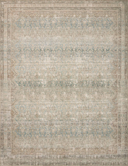 Loloi Angela Rose Aubrey Collection AUB-03 Jade/Natural 10'-0" x 14'-0", .19" Pile Height, Area Rug