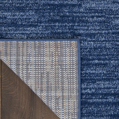 Nourison Home Nourison Essentials Navy Blue 4' x 6' Area Rug - Easy Clean, Non Shedding, Bed Room, Living Room, Dining Room, Kitchen (4' x 6')