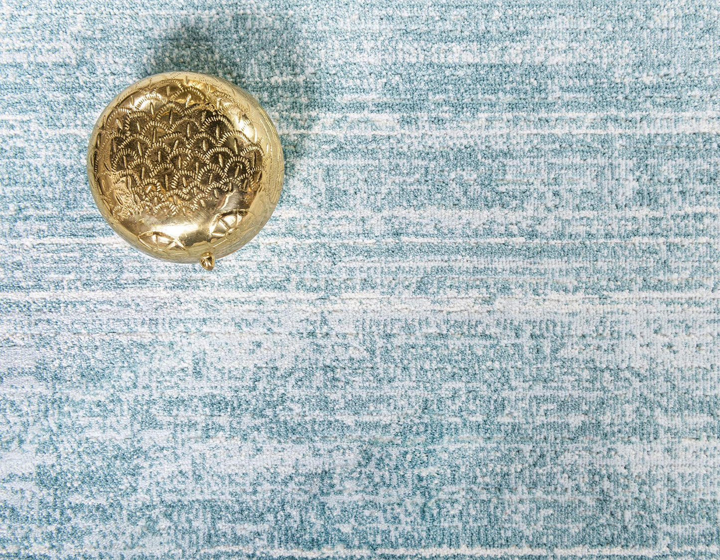 Unique Loom Jill Zarin Uptown Collection Area Rug - Lenox Hill (4' 1' x 6' 1' Rectangle, Turquoise/ Ivory)
