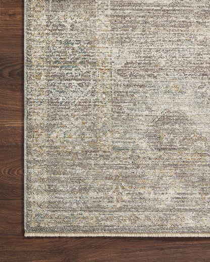 Loloi Magnolia Home by Joanna Gaines Millie Collection MIE-05 Stone/Natural 7'-10" x 10', .25" Pile Height, Area Rug