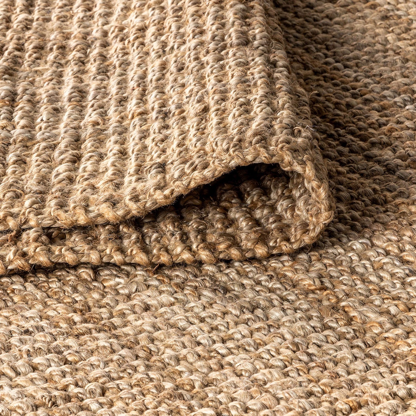 JONATHAN Y Handwoven Jute Fringe Natural Indoor Area Rug, 5x8, Pata, Bohemian, Rustic, Cottage, Easy-Cleaning for Living Room, Bedroom, Kitchen, Non-Shedding (NRF103A-5)