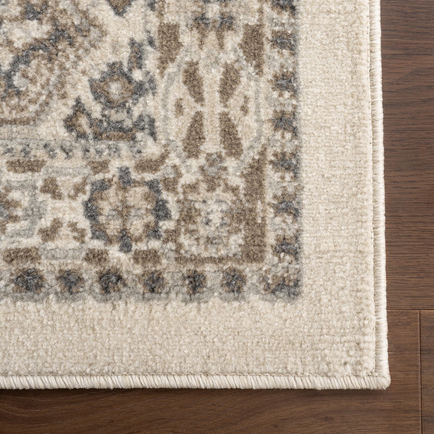 nuLOOM 2x10 Becca Traditional Tiled Area Rug, Beige, Faded Transitional Design, Stain Resistant, For Bedroom, Dining Room, Living Room, Hallway, Office, Kitchen, Entryway