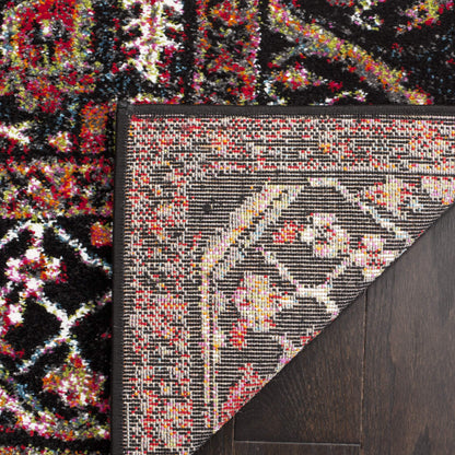 SAFAVIEH Vintage Hamadan Collection Area Rug - 8' x 10', Red & Multi, Oriental Traditional Persian Design, Non-Shedding & Easy Care, Ideal for High Traffic Areas in Living Room, Bedroom (VTH215A)
