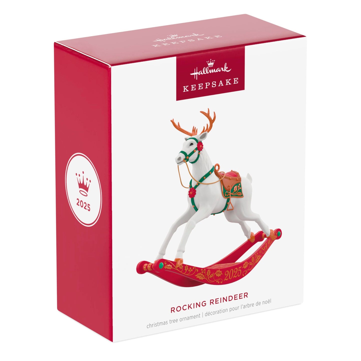 Hallmark Keepsake Christmas Ornament, Rocking Reindeer 2025, Gifts for Keepsake Fans