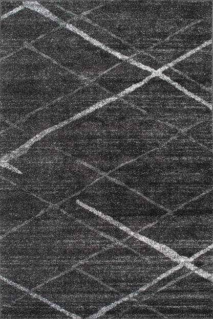 Nuloom Thigpen Charcoal/Grey, 7'6" x 9'6", Soft and Cozy, High Traffic, Stain Resistant, Easy Clean, Non-Shed, Durable Area Rug for Bedroom, Living Room, Dining Space, Den, Foyer, Entryway
