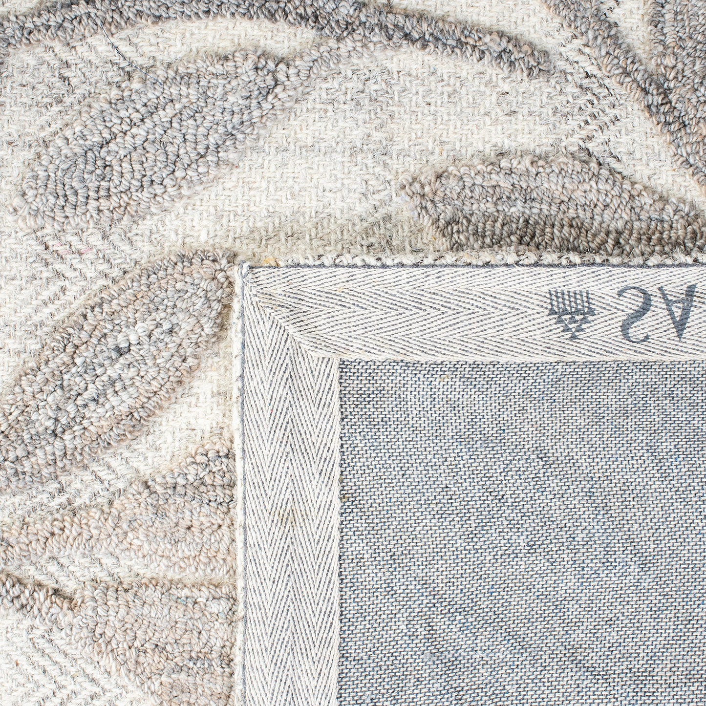 SAFAVIEH South Hampton Collection 8' x 10' Beige SHA302B Handmade Botanical Wool Area Rug