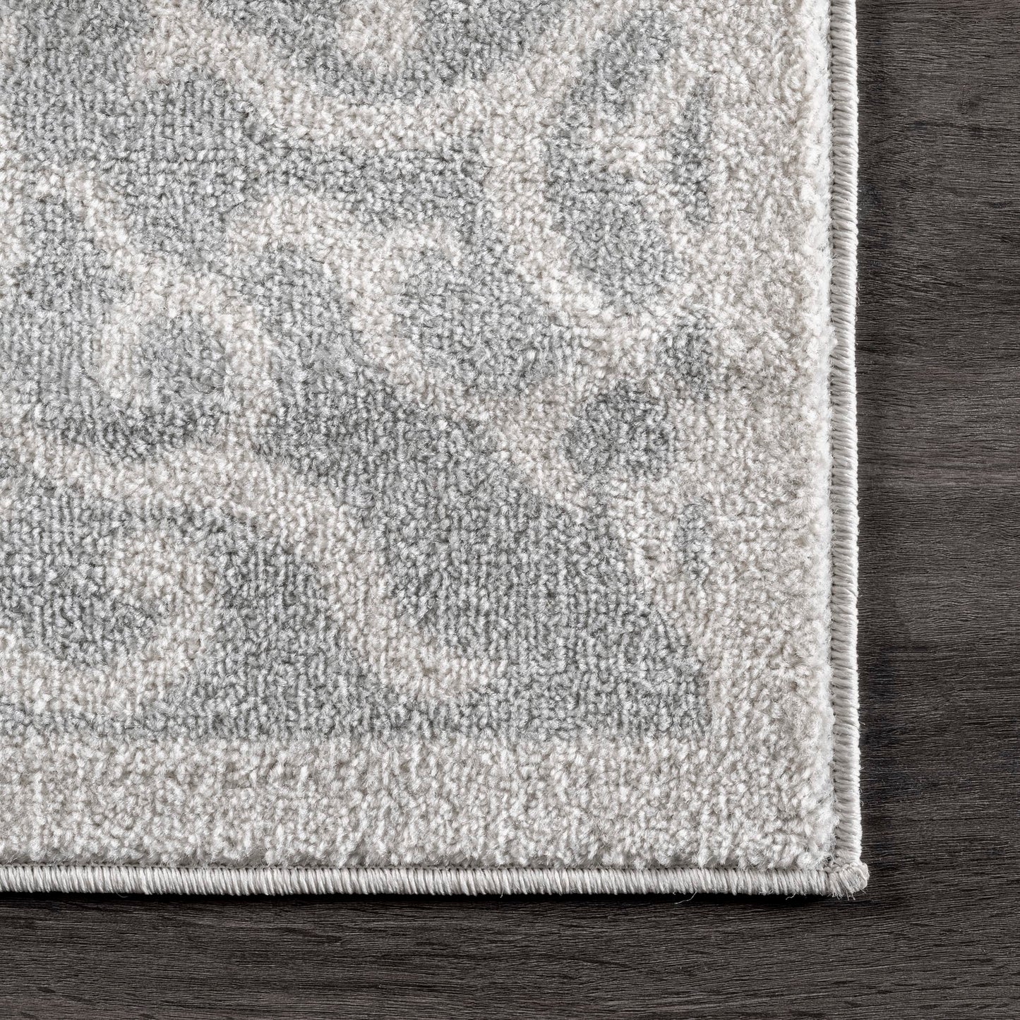 Nuloom Jaime Grey/Ivory, 6'7" x 9', Vintage Trellis, Soft and Cozy, High Traffic, Stain Resistant, Easy Clean, Durable Area Rug for Bedroom, Living Room, Dining Space, Den, Foyer, Entryway