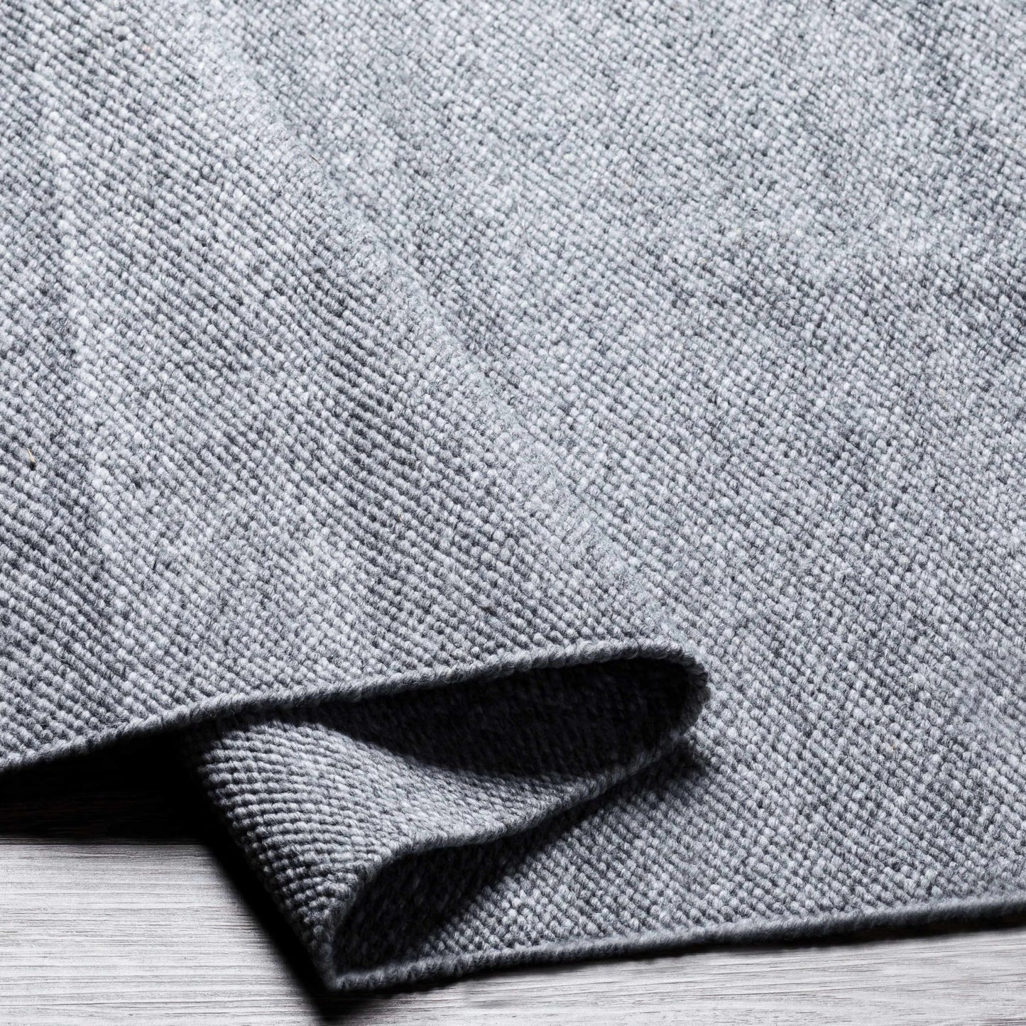 Hauteloom Michigan Recycled Material Living Room, Bedroom Area Rug - Striped Plain - Contemporary Boho Modern Minimalist Farmhouse - Slate Blue, Gray, Light, Charcoal, Neutral - 5' x 7'6"