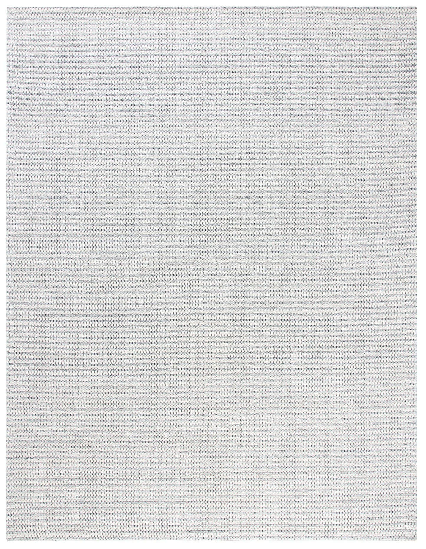 SAFAVIEH Marbella Collection Area Rug - 10' x 14', Light Grey & Ivory, Flat Weave Wool Design, Ideal for High Traffic Areas in Living Room, Bedroom (MRB392F)
