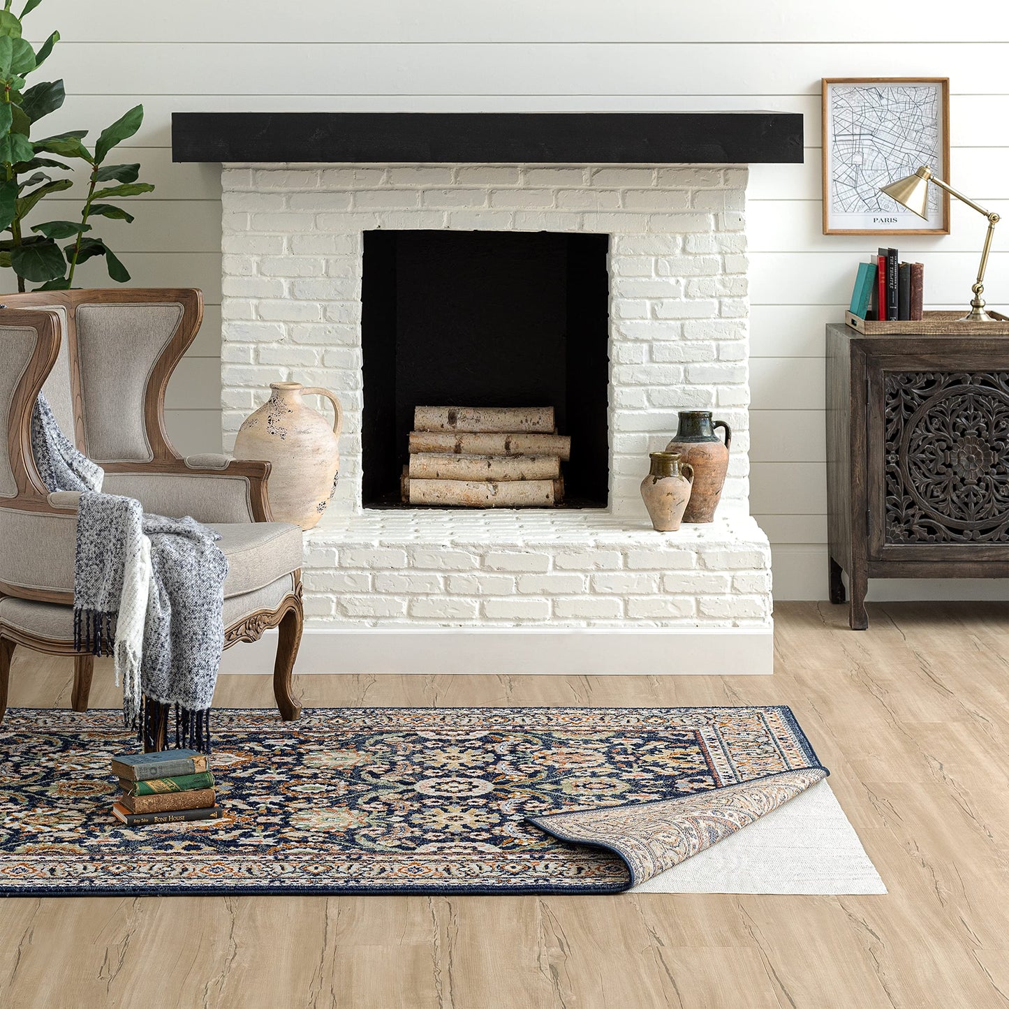 Mohawk Home 2' 6" x 10' Rug Pad Gripper Non Slip Grip Keeps Area Rugs in Place Anti Skid Under Rug Liner - Safe for All Floors