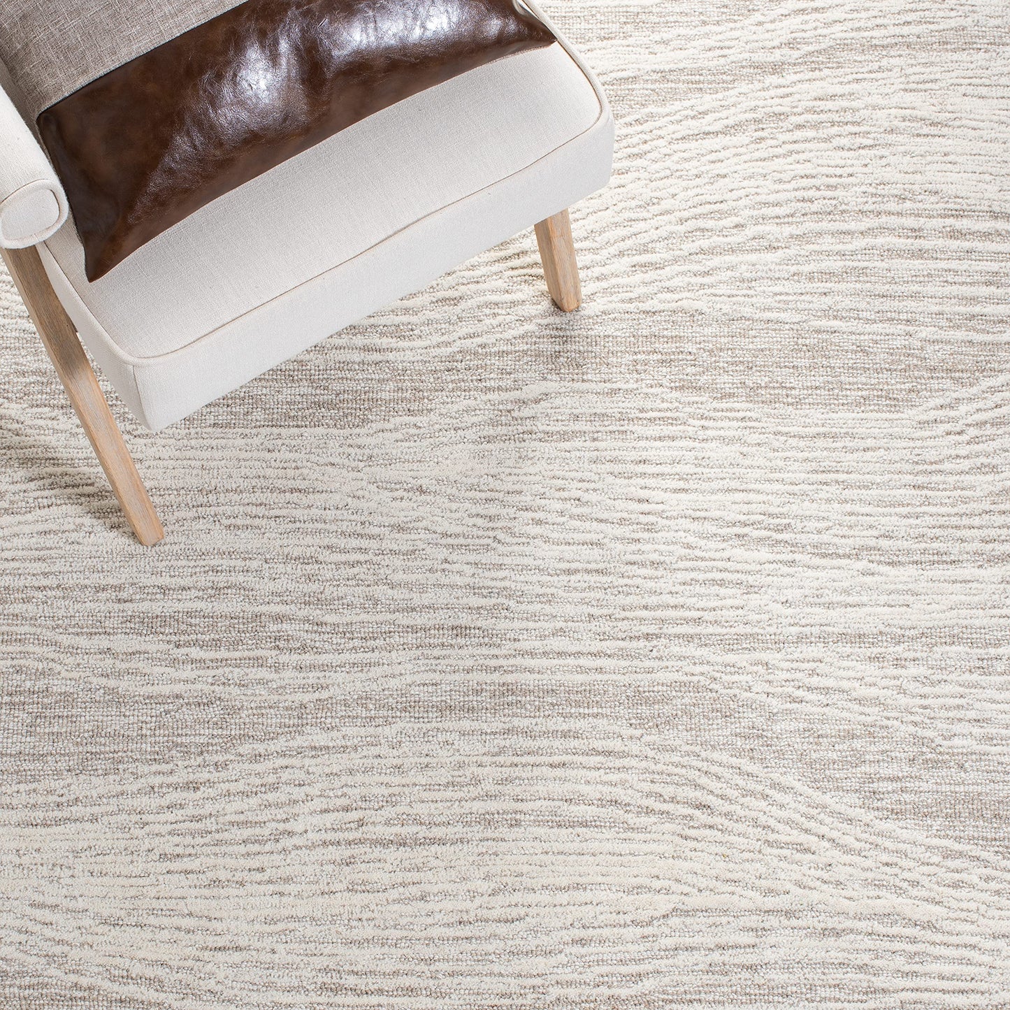 SAFAVIEH Metro Collection 6' x 9' NaturalIvory MET995A Handmade Premium Wool Living Room Dining Bedroom Area Rug
