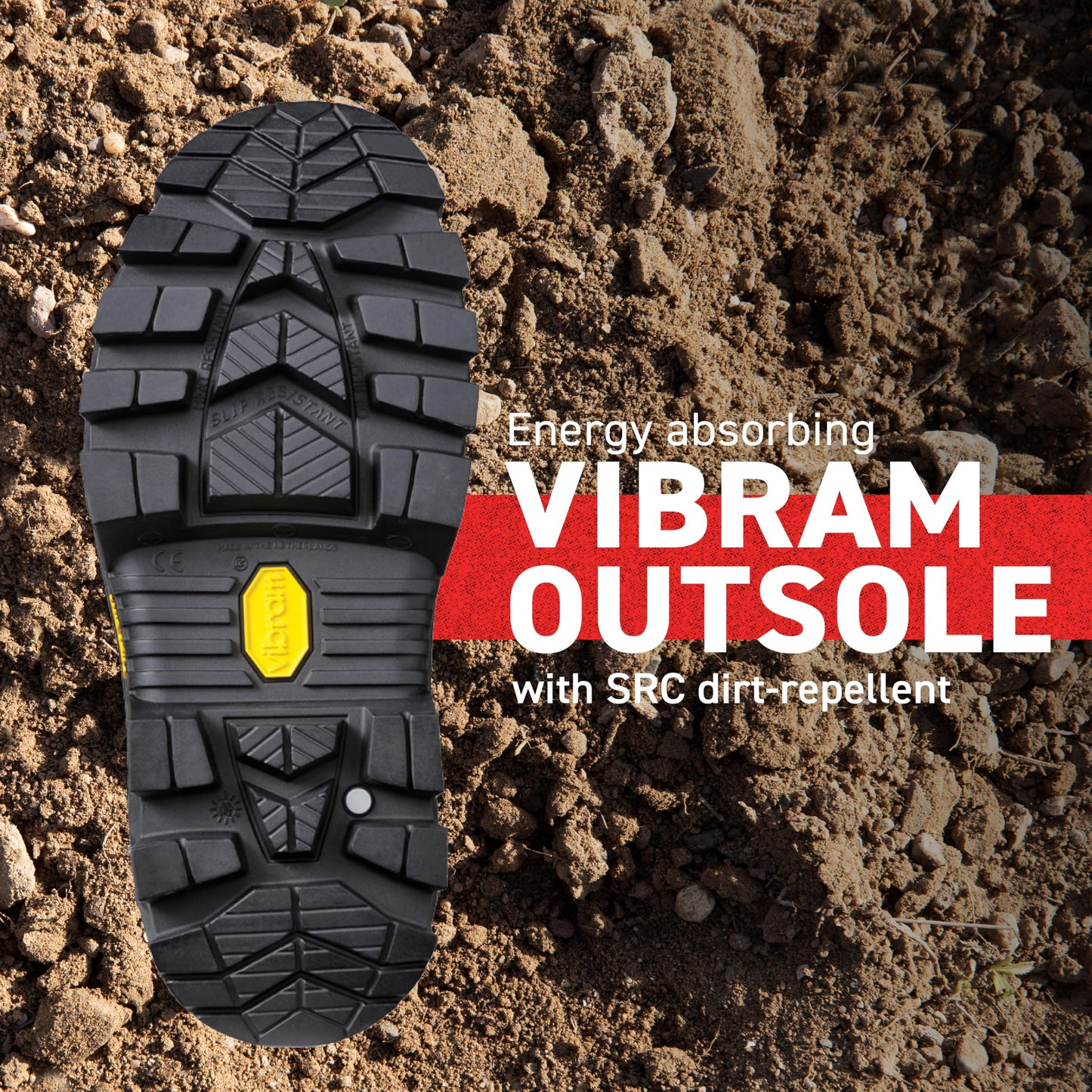 DUNLOP Explorer Full Safety with Vibram Sole - Work boots for Men & Women - Waterproof Safety boots with Steel Toe - Rubber boots with cold insulation - Chemical and Slip Resistant - Black - Size 6