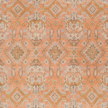 SAFAVIEH Wyndham Collection Accent Rug - 4' x 6', Terracotta, Handmade Modern Wool, Ideal for High Traffic Areas in Entryway, Living Room, Bedroom (WYD203A)