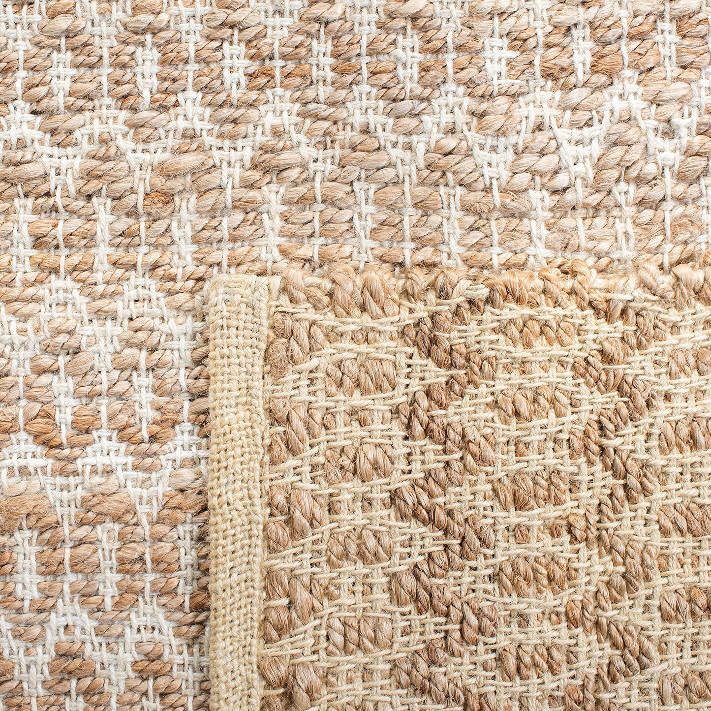SAFAVIEH Natural Fiber Collection Accent Rug - 4' x 6', Natural, Hemp Design, Easy Care, Ideal for High Traffic Areas in Entryway, Living Room, Bedroom (NFB701A)