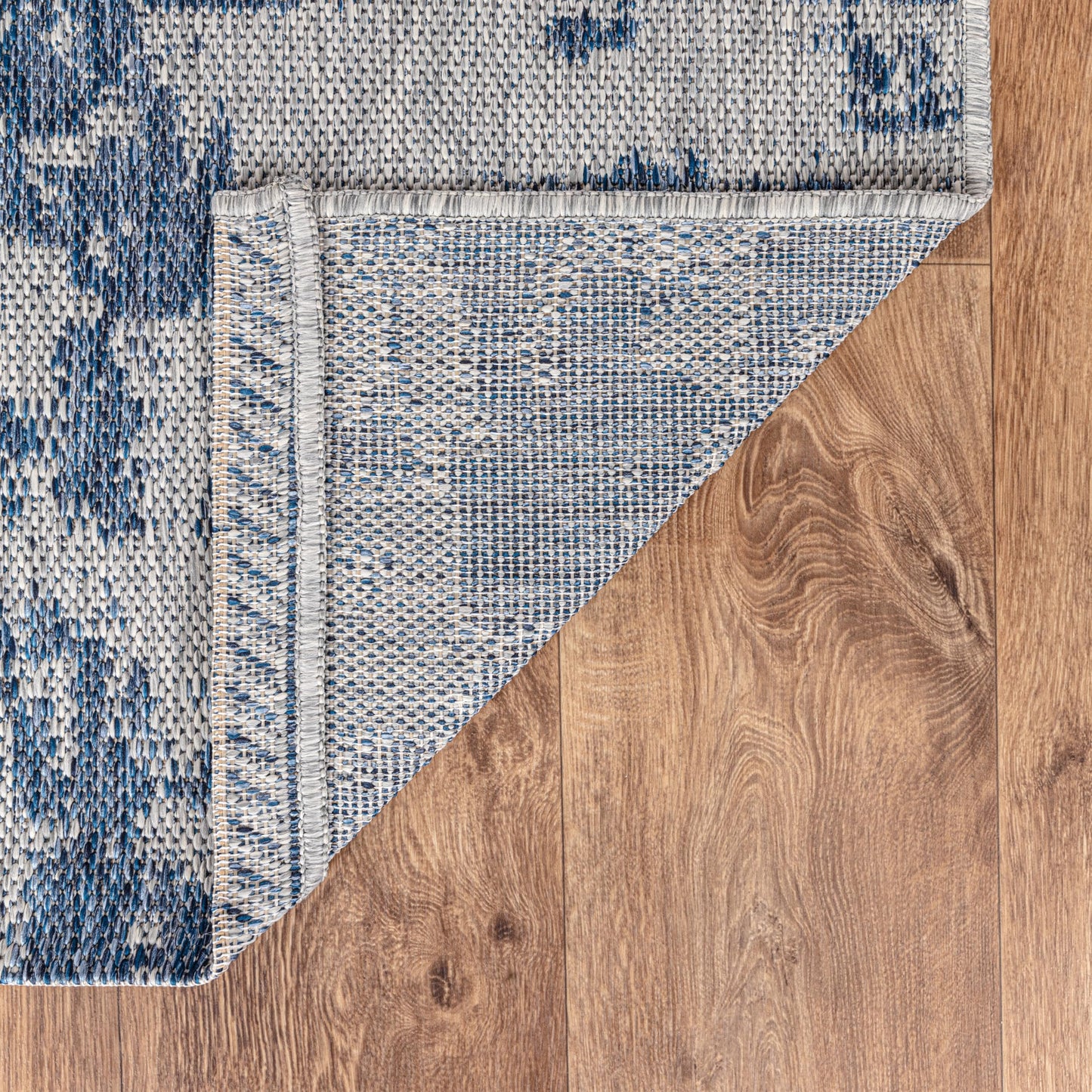 Keen Home Design Terrace Outdoor Area Rug - 5x8 Washable Indoor/Outdoor Rug for Patio, Kitchen, Balcony, Beach, Garden, Deck and Porch, Size: 5'3"x7'7"