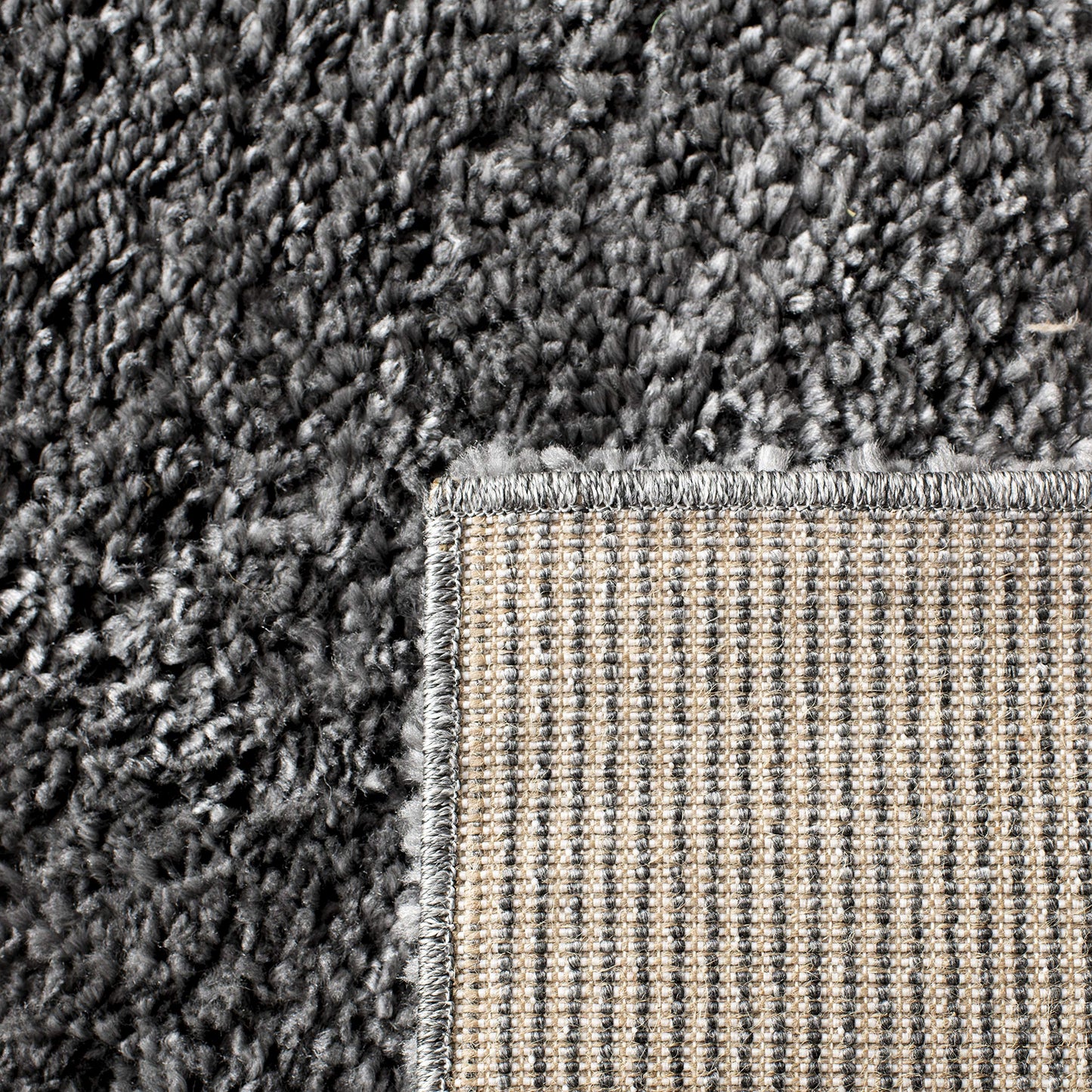 SAFAVIEH August Shag Collection Accent Rug - 3' x 5', Grey, Solid Design, Non-Shedding & Easy Care, 1.2-inch Thick Ideal for High Traffic Areas in Entryway, Living Room, Bedroom (AUG900F)