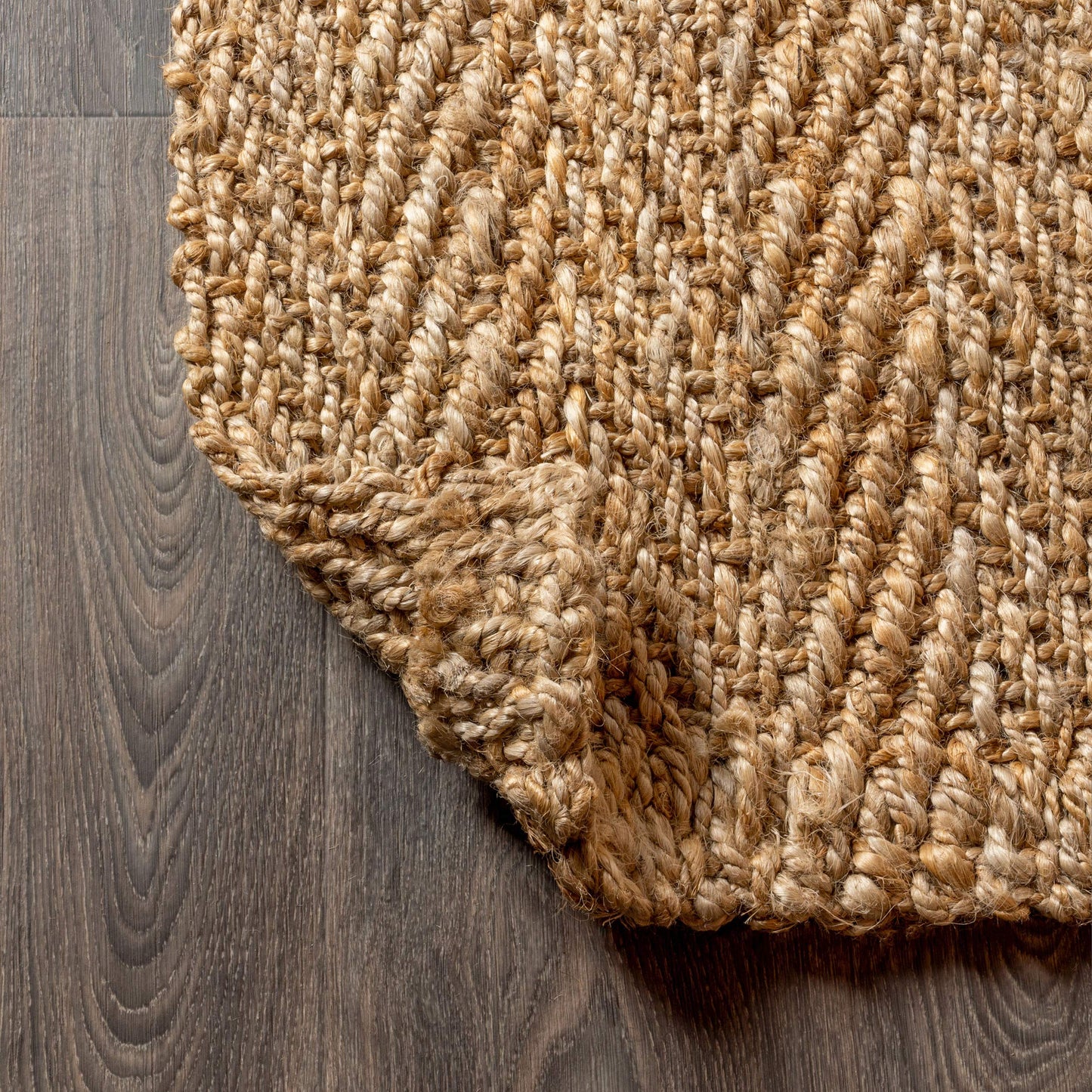 JONATHAN Y Espina Hand Woven Herringbone Chunky Jute Natural Runner Rug, 2x8, Bohemian, Cottage, Easy-Cleaning for Living Room, Bedroom, Kitchen, Pet Friendly, Non-Shedding (NFR101A-28)