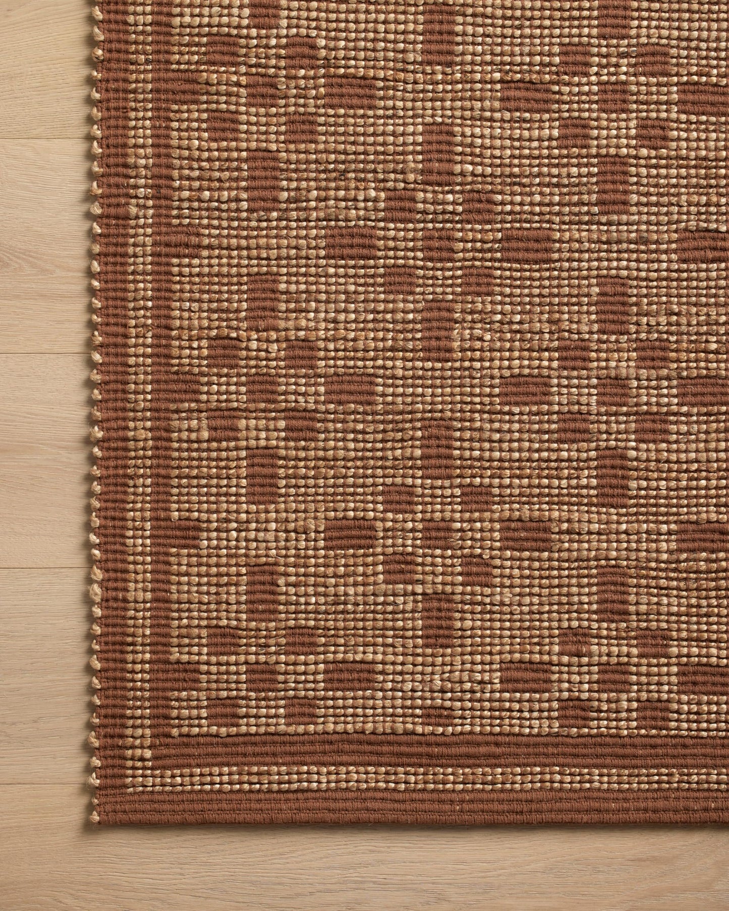 Loloi Chris Loves Julia Judy Collection JUD-07 Natural/Spice 5'-0" x 7'-6" Area Rug