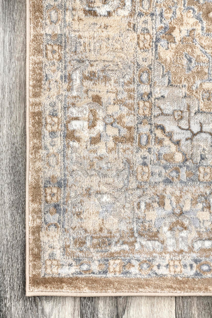 nuLOOM Vintage Medallion Thea Area Rug, 10' x 14', Beige