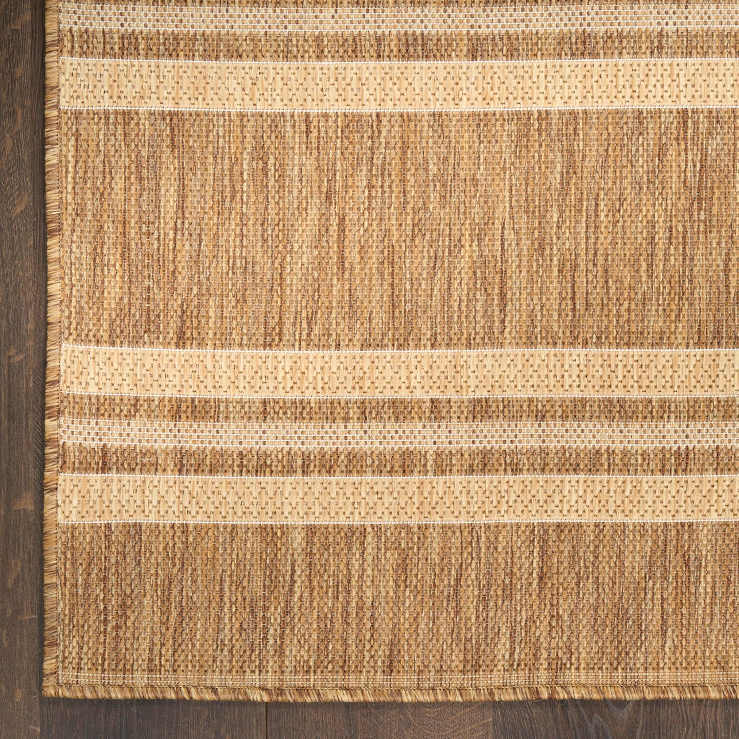 Nourison Home Horizon Indoor/Outdoor Natural 3' x 5' Area Rug - Easy Clean, Non Shedding, Bed Room, Living Room, Dining Room, Kitchen (3' x 5')