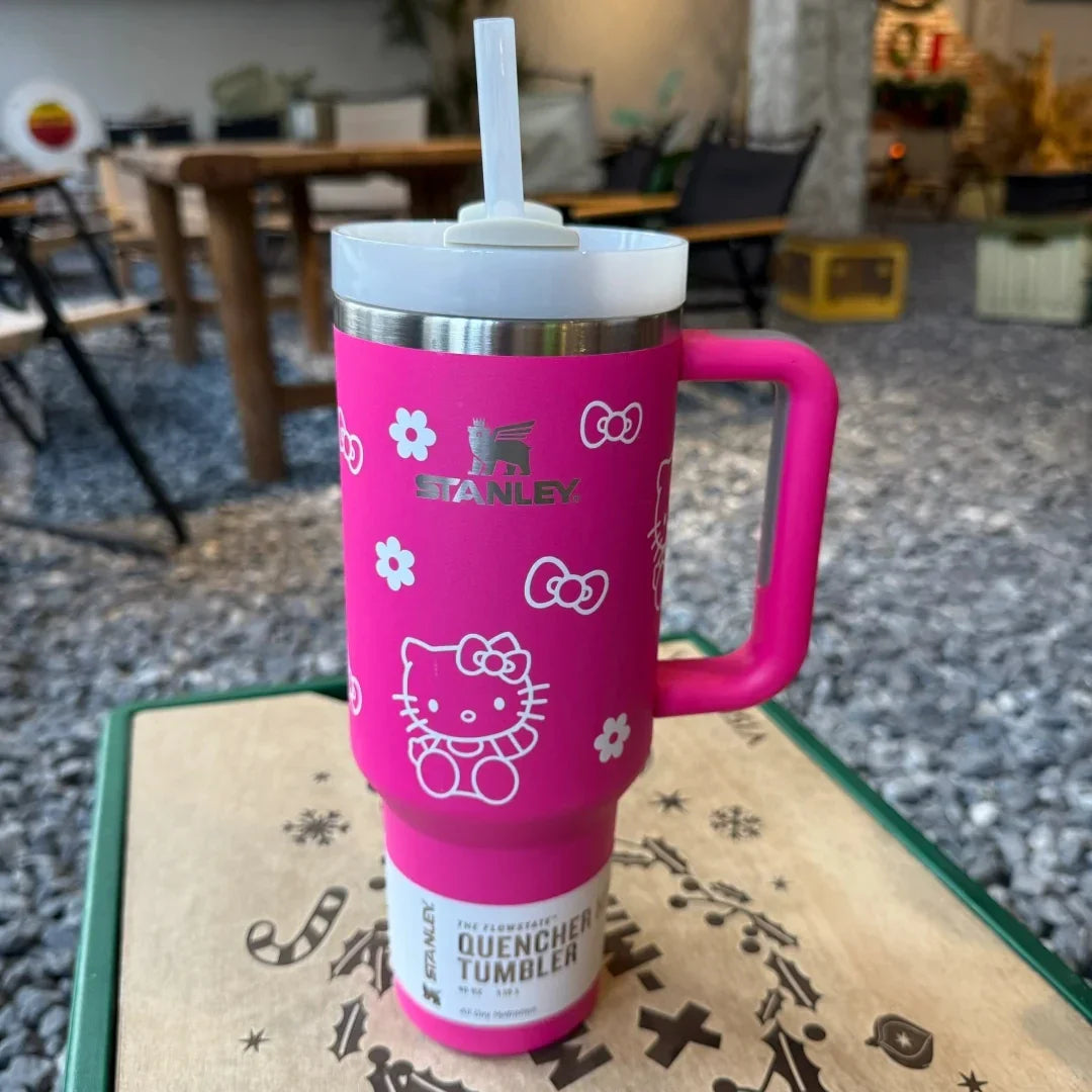 Valentine Day Stanley Quencher H2.0 Tumbler – 40 oz Travel Cup