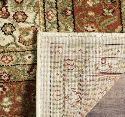 SAFAVIEH Lyndhurst Collection Accent Rug - 3'3" x 5'3", Ivory & Rust, Traditional Oriental Design, Non-Shedding & Easy Care, Ideal for High Traffic Areas in Entryway, Living Room, Bedroom (LNH214R)
