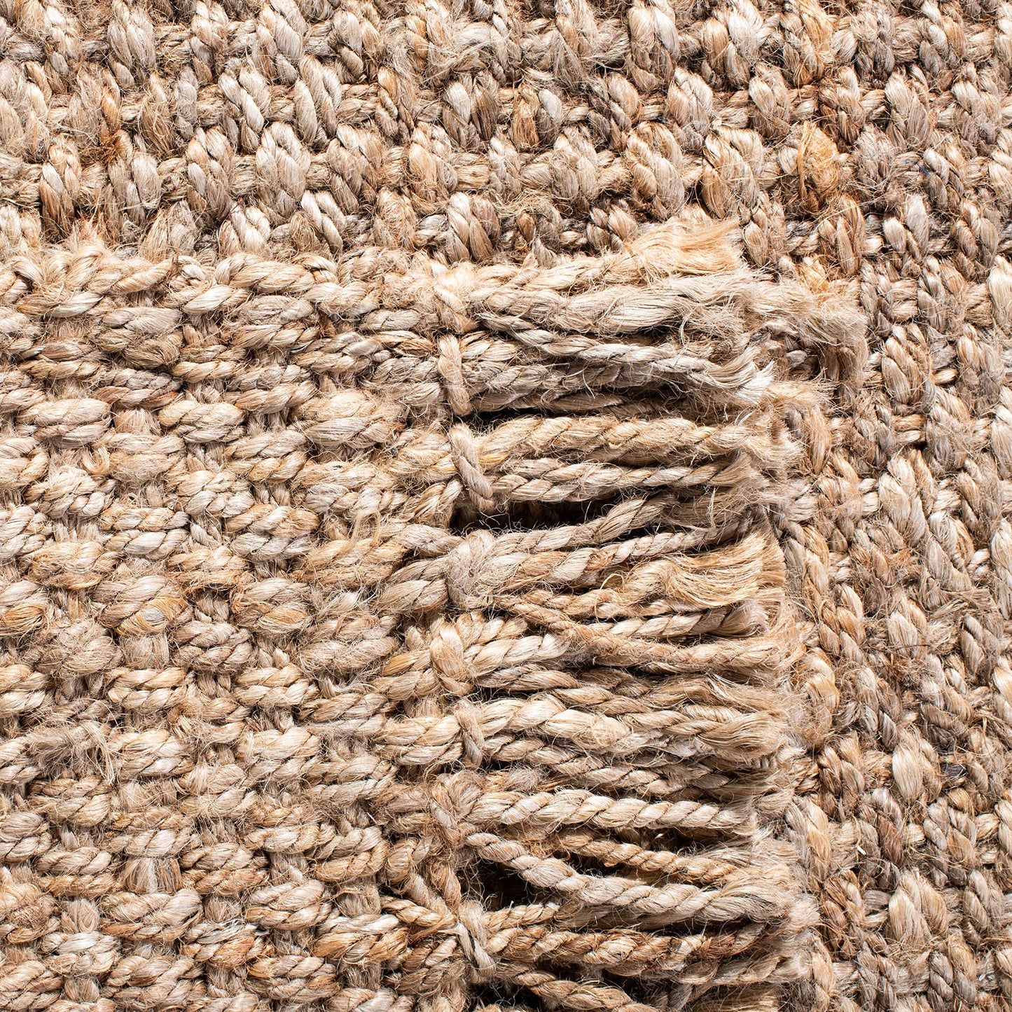 SAFAVIEH Natural Fiber Collection Area Rug - 5' x 8', Natural, Handmade Tassel Jute, Ideal for High Traffic Areas in Living Room, Bedroom (NF467A)
